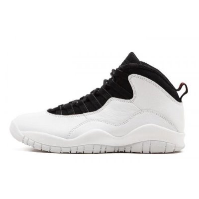 Nike Erkek Air Jordan 10 Retro Beyaz / Siyah / Kırmızı Basketbol Ayakkabısı Türkiye - TIXDDH2V